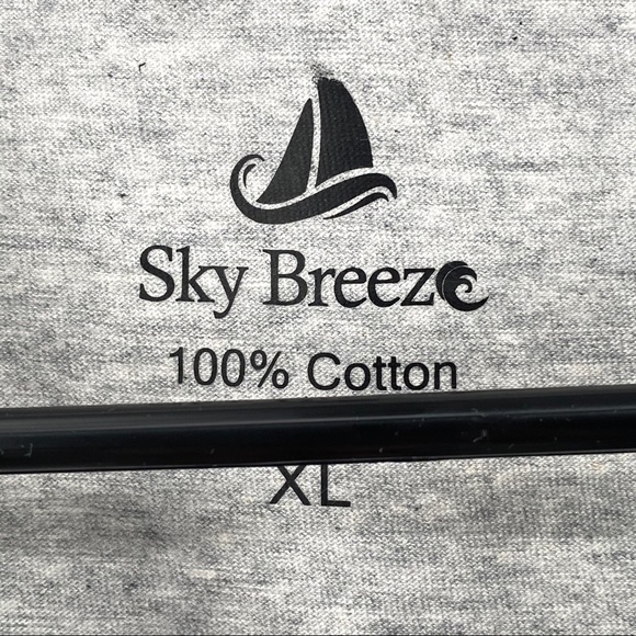 Sky Breeze Men's Waikiki Beach Tee Shirt Gray XL - Picture 4 of 6